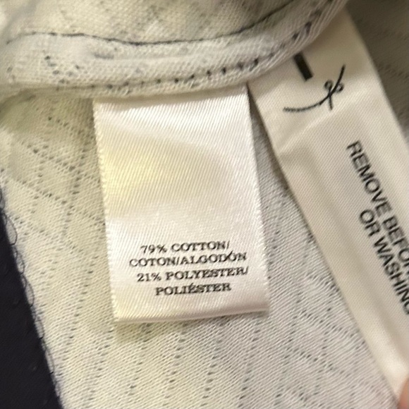 NWT ANN TAYLOR Diamond Weave V-neck Top - Picture 6 of 6